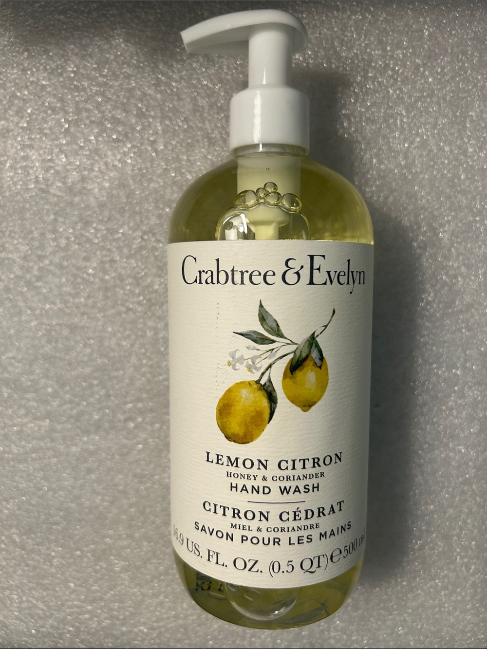 Crabtree & Evelyn Lemon Citron Honey & Coriander Hand Wash - Yellow